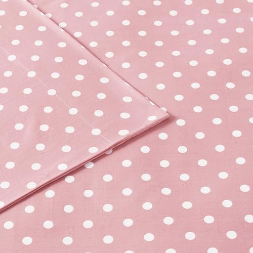 Mi Zone Kids Pink Polka Dot Sheet Set for Girls