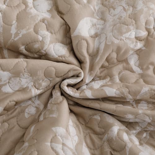 SHALALA Floral Quilt Set Queen Size Reversible