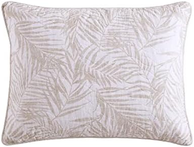 Tommy Bahama Queen Quilt Set with Shams - Palmday Beige