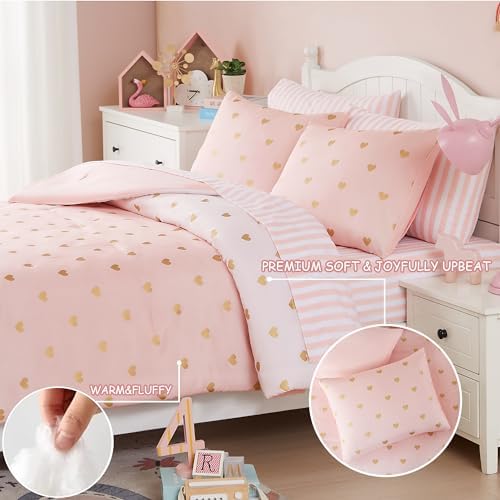 Wink Deer Pink Full Size Bed In A Bag Set