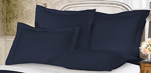 Belles Whistles 400 Tc Pillow Shams Euro Navy