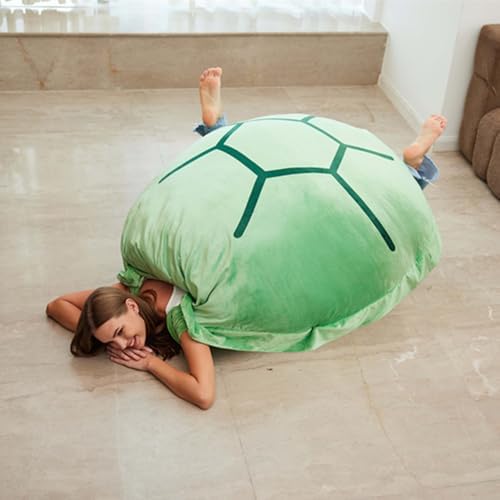 SEAHOME Wearable Turtle Shell Pillow 40 Inch Plush Costume for Kids Adults