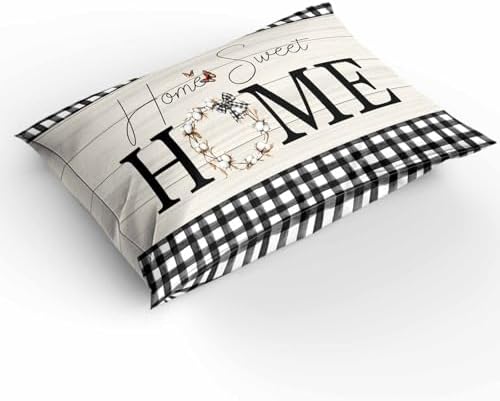 Boanket 3 Piece Farmhouse Bedding Set with Zipper Closure