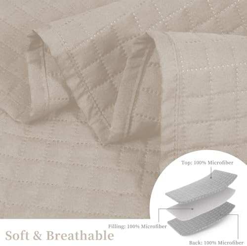 HollyHOME Luxury Checkered Super Soft Bedspread