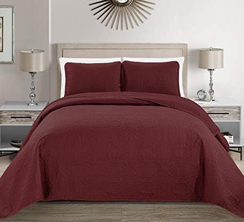 MK Home Mk Collection Embossed Bedspread Set