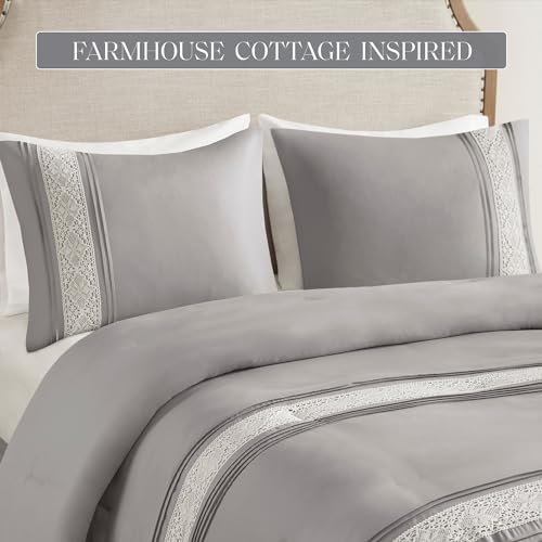 Madison Park Grey 7-Piece Comforter Set