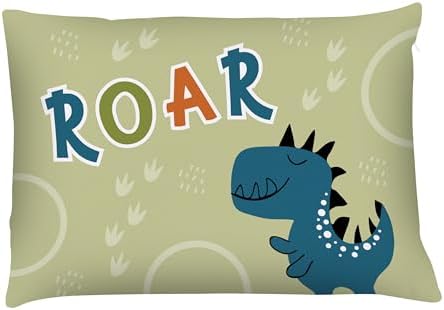 Kids Dinosaur Throw Pillow - Double Sided - Printed in USA
