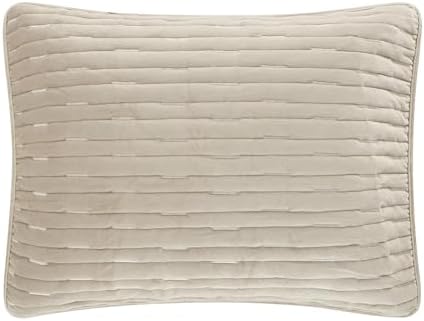 Chic Home Castiel Queen 3-Piece Velvet Quilt Set - Beige