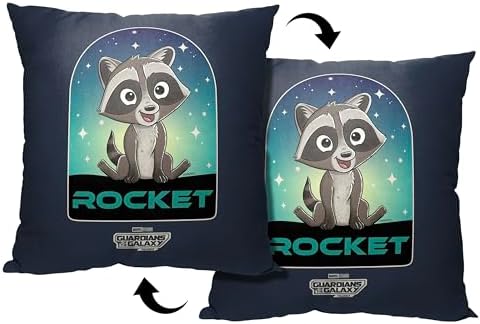 Northwest Guardians Pillow 18x18 Rocket in The Galaxy