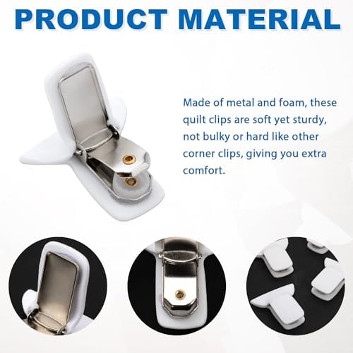 12pcs Duvet Clips for Comforter Inside Hold