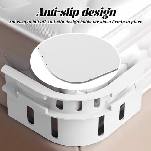Bed Sheet Holder Lock Strips - Secure Reusable Easy to Use