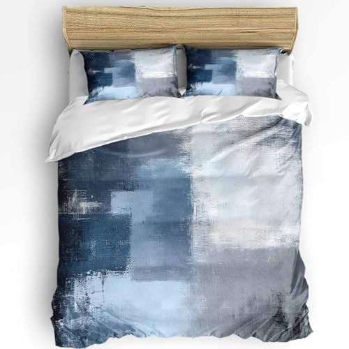 Boanket 3-Piece Queen Duvet Set with Zipper and Pillowcases