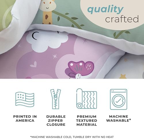 Kids Weather Throw Pillow - 16 x 16 Double-Sided