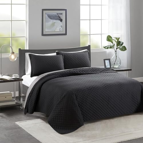 HOMBYS 3 Piece Oversized Quilt Set Comforter Bedspread