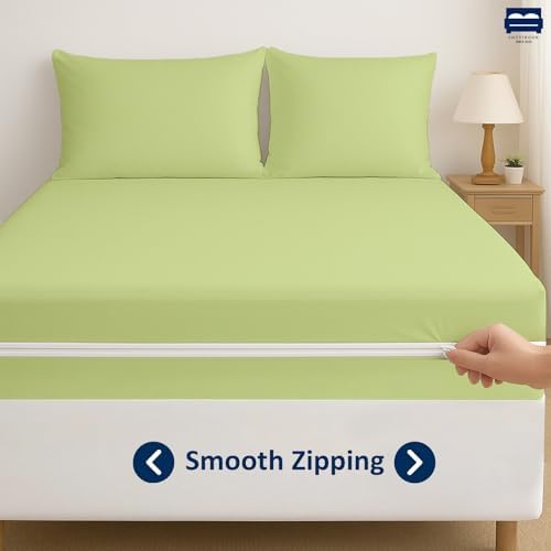 Cottingon California King Zipper Fitted Sheet Sage