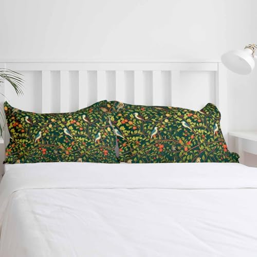 Boanket 3-Piece Queen Bedding Set with Zipper Closure and Abstract Leaves Design