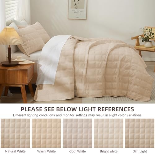 Wondnuga Velvet Quilt Set 3 Pieces Full Queen
