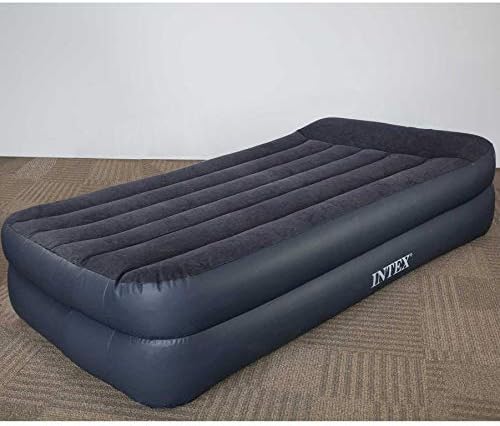 Intex Raised Airbed with Electric Pump and Pillow Twin Size