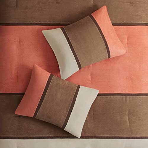 Madison Park Palisades Faux Suede Comforter Set 7 Piece 1