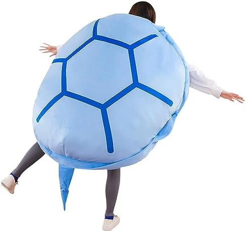 SEAHOME Turtle Shell Plush Pillow for Kids and Adults Blue 51 inch