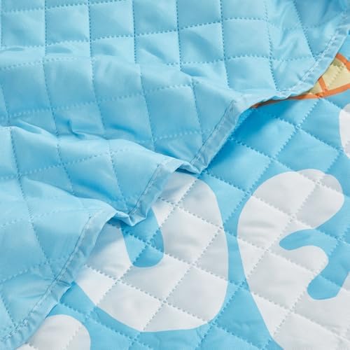Bluey Twin Bedspread Set with Quilt and Stickers