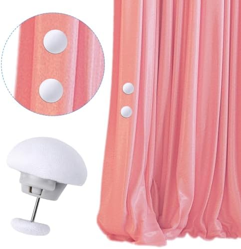 16pcs Duvet Clips with Mushroom Buttons and Iron Nails