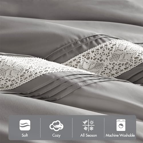 Madison Park Grey 7-Piece Comforter Set