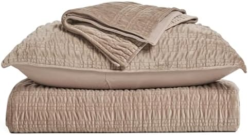 Evergrace Velvet Quilt Set King Size Luxury Bedding