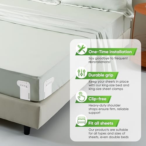 ROBLED Bed Sheet Locks for Secure Corners