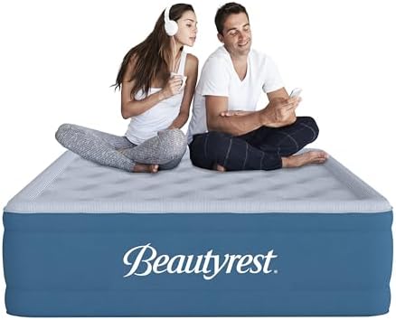 Beautyrest 17 Comfort Plus Air Mattress with Pump and Cooling Topper