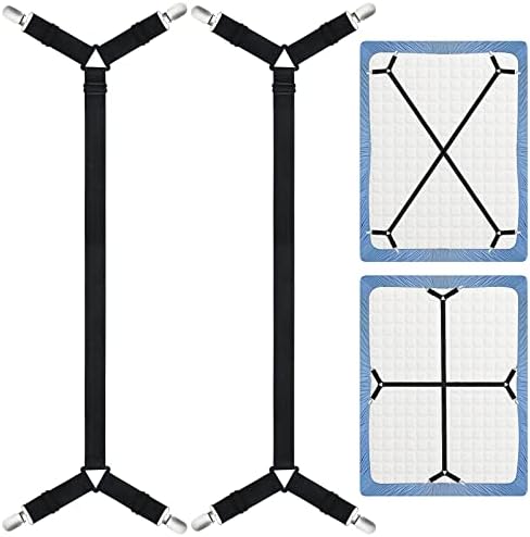 Morcheiong Sheet Fasteners Straps Set of 2