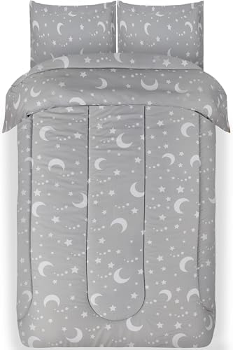 Utopia Bedding Moon Star Comforter Set Twin