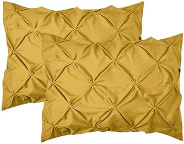 Elegant Comfort 2-Pack Mustard Yellow Pillow Shams