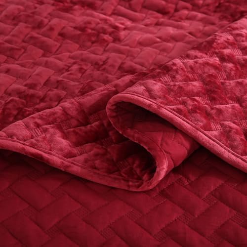 Liians Velvet Queen Bedspread Set