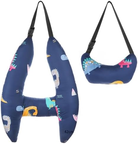 SIQITECHNO Dinosaur Travel Pillow for Kids Adults 1