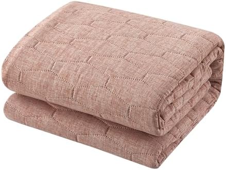 Chic Home Nyla 3-Piece Queen Quilt Set - Brick Red Hexagon Pattern