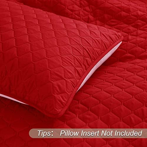 Exclusivo Mezcla Reversible Queen Quilt Bedding Set with Pillow Shams