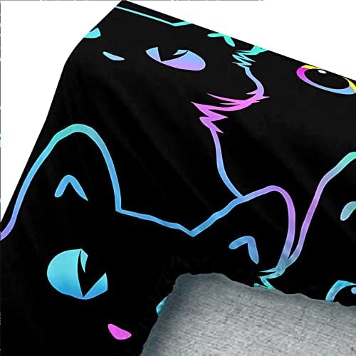 Axolotl Kids Bedding Set Twin Size Gradient Line 4Pcs