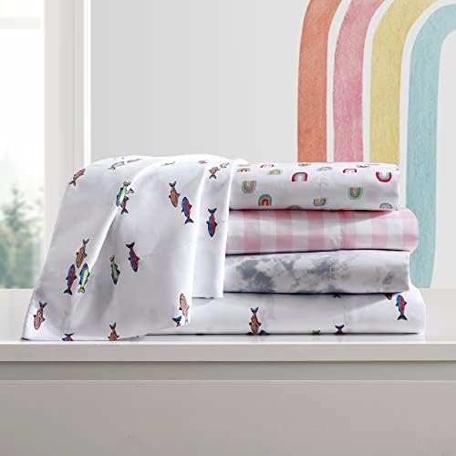 Eddie Bauer Kids Sheet Set - Fish Lake White Queen