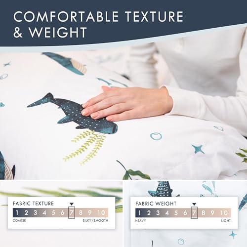 Where The Polka Dots Roam Nautical Ocean Queen Bedding Set