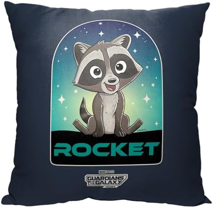 Northwest Guardians Pillow 18x18 Rocket in The Galaxy