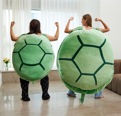 SEAHOME Wearable Turtle Shell Pillow 40 Inch Plush Costume for Kids Adults