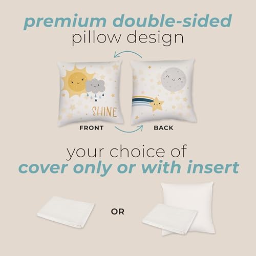 Kids Weather Throw Pillow - 16 x 16 Double-Sided