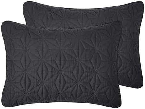 VCNY Home Full Queen Quilt Set with Shams - Kaleidoscope Grey