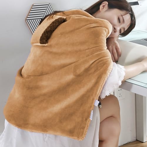 USB Heated Blanket 24x31 Inch Warm Throw for Sofa Chair Travel