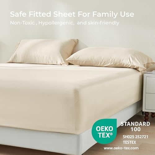 Gokotta Bamboo Rayon Fitted Sheet Set California King Size