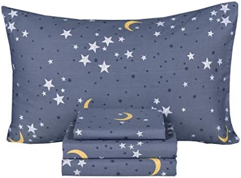 Scientific Sleep Starry Night Sheet Set for Kids
