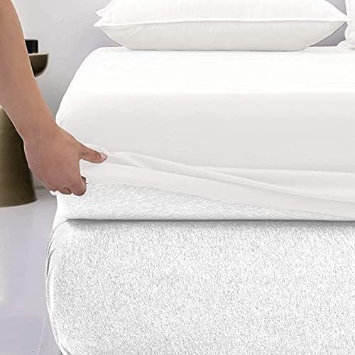 Crown Collection Premium 600-TC Egyptian Cotton Fitted Sheet California King White