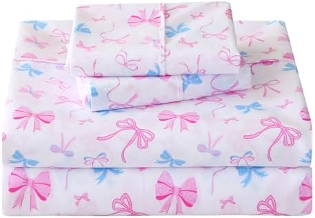 Softan Kids Bowknot Sheet Set 4 Piece