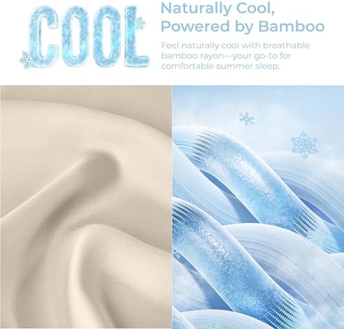 Gokotta Bamboo Rayon Fitted Sheet Set California King Size